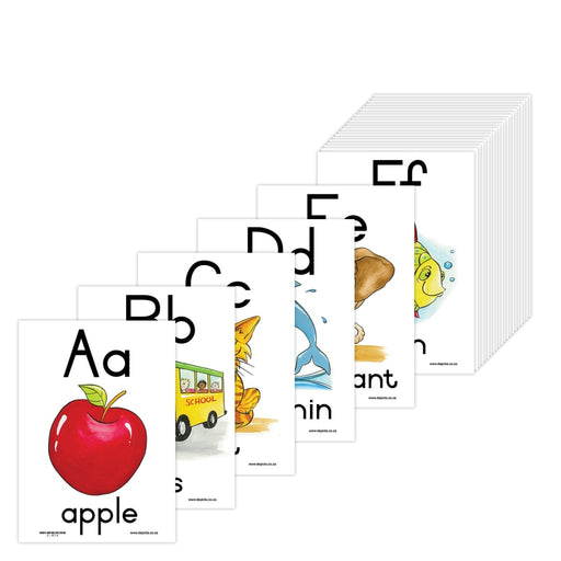 A - Z Alphabet: A5 Wall Charts And Posters