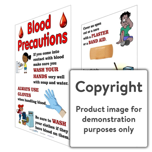 Blood Precautions Wall Charts And Posters