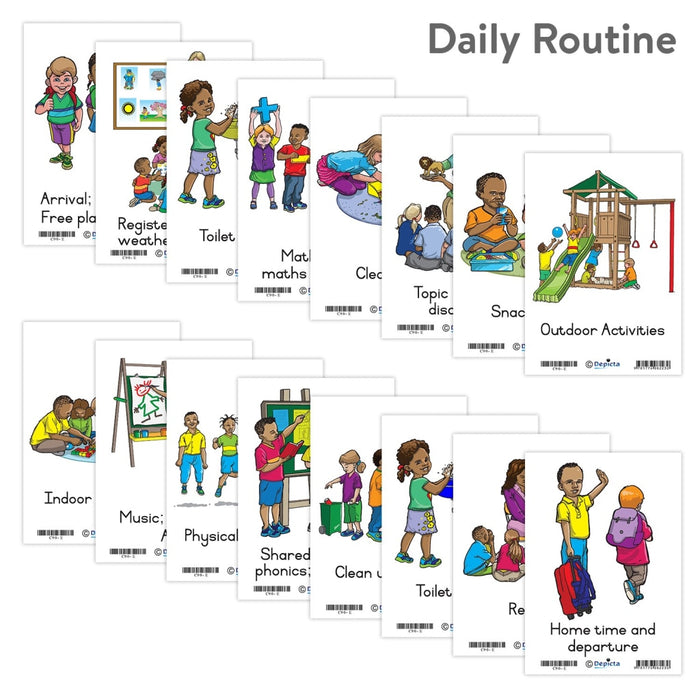 Daily Routine Wall Charts And Posters