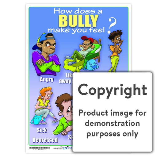 How Does A Bully Make You Feel (High School) Wall Charts And Posters