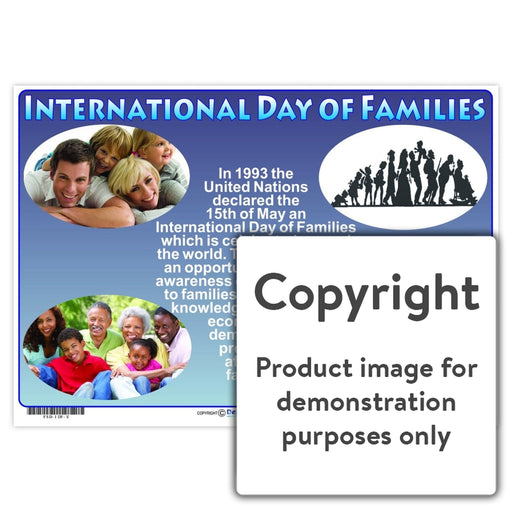 International Day Of The Family Wall Charts And Posters