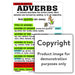 Parts Of Speech: Adverbs Wall Charts And Posters