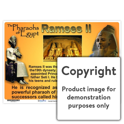 Pharoahs Of Egypt - Ramses Ii Wall Charts And Posters