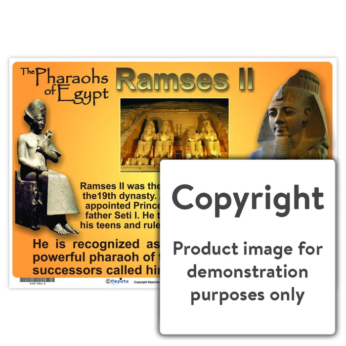 Pharoahs Of Egypt - Ramses Ii Wall Charts And Posters