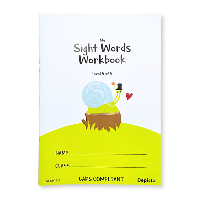 My Sight Words Workbook — Level 5 of 5