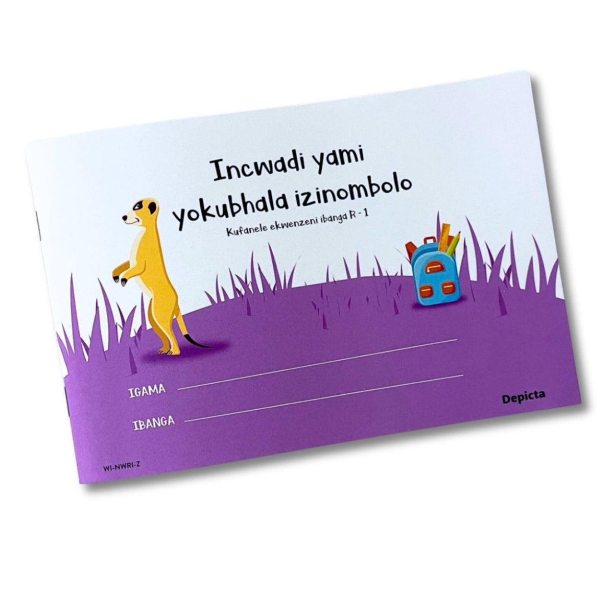 Incwadi yami yokubhala izinombolo (number writing in Zulu) — Depicta