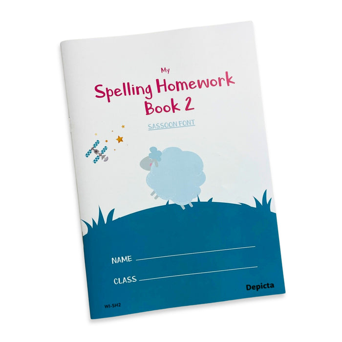 My Spelling Homework Book 2 — Sassoon Font