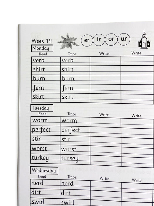 My Spelling Homework Book 3 — Sassoon Font