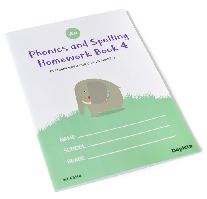 Phonics and Spelling Homework Book 4