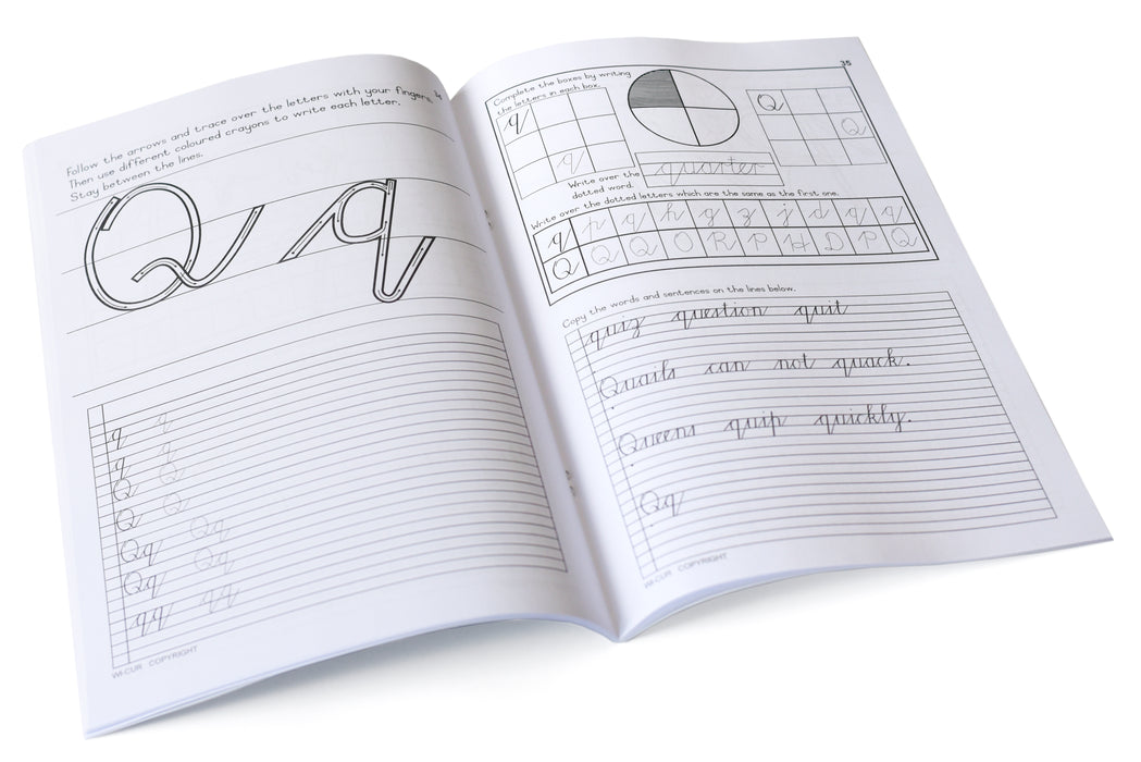 Cursive Writing Guide My Book Of Cursive Writing: Letters Kumon