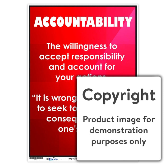 Accountability Wall Charts And Posters