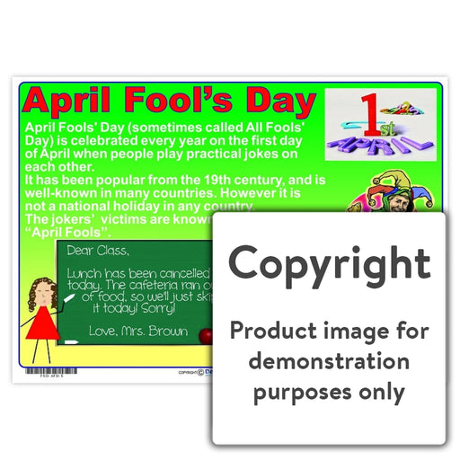 April Fools Day Wall Charts And Posters