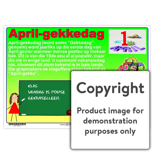 April-Gekkedag Wall Charts And Posters