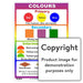 Colours - Primary Secondary And Tertiary / Intermediate Wall Charts Posters