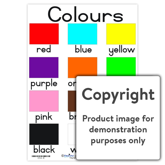 Colours Wall Charts And Posters