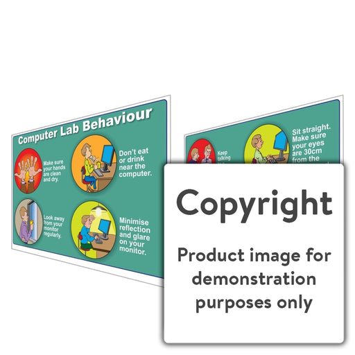 Computer Lab Behaviour Wall Charts And Posters