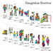 Daaglikse Roetine Wall Charts And Posters