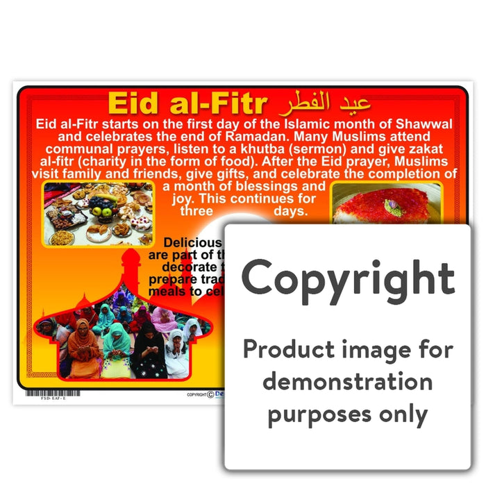 Eid Al-Fitr Wall Charts And Posters