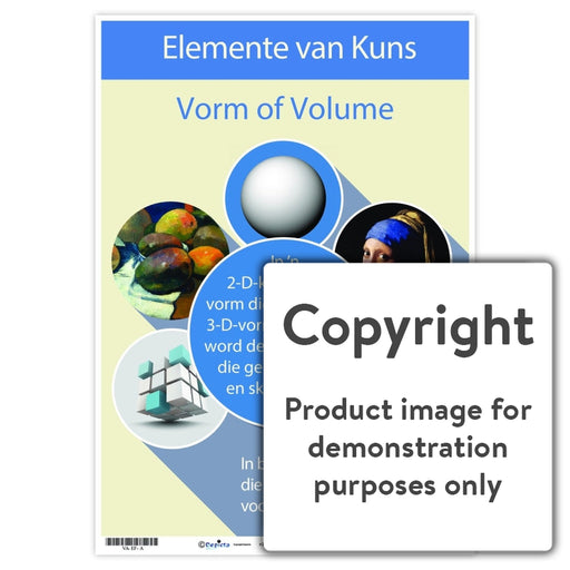 Elemente Van Kuns - Vorm Of Volume Wall Charts And Posters