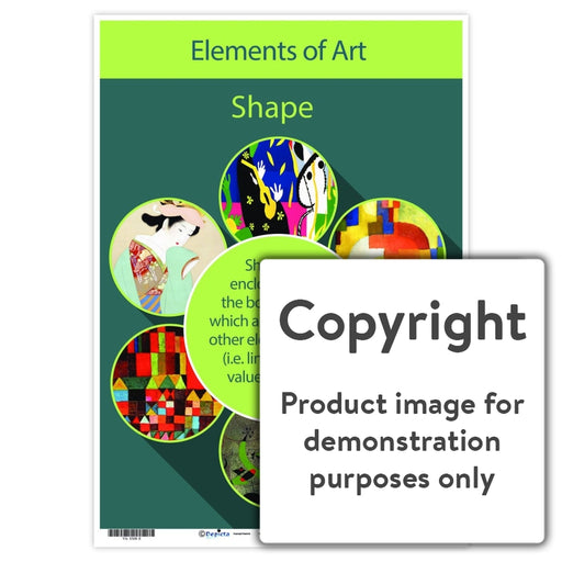 Elements Of Art - Shape Wall Charts And Posters