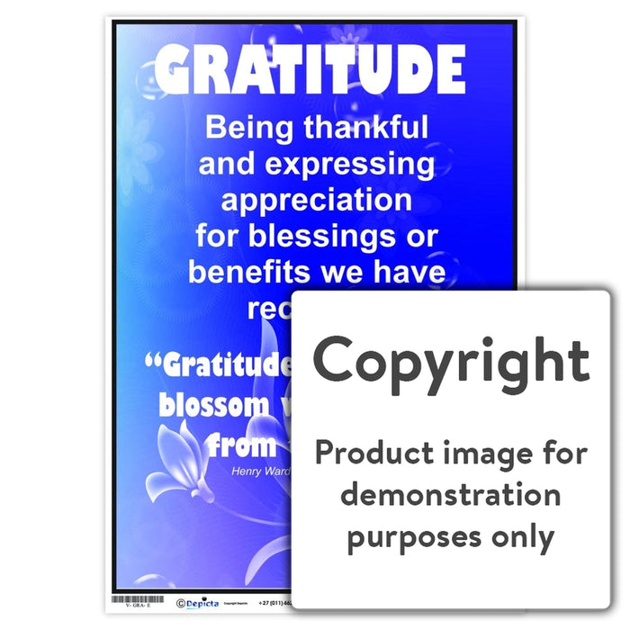 Gratitude Wall Charts And Posters