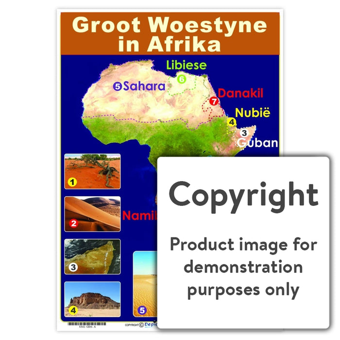 Groot Woestyne In Afrika Wall Charts And Posters