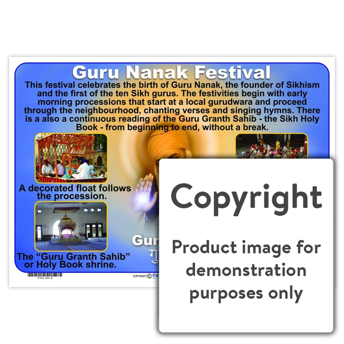 Guru Nanak Festival Wall Charts And Posters