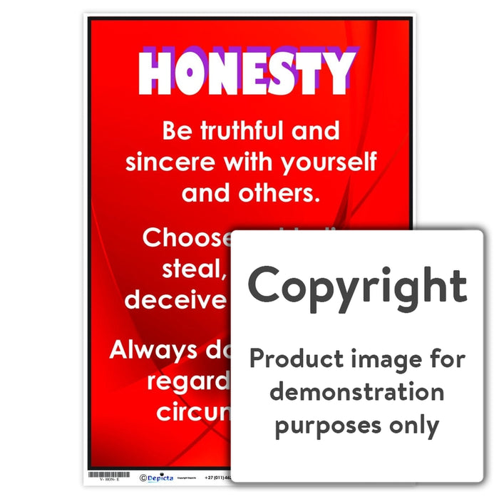 Honesty Wall Charts And Posters
