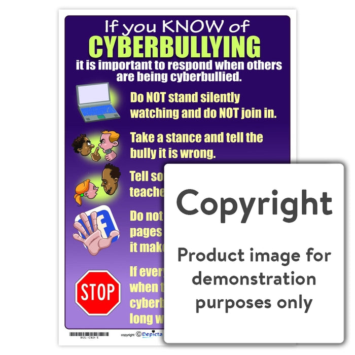 If You Know Of Cyberbullying Wall Charts And Posters