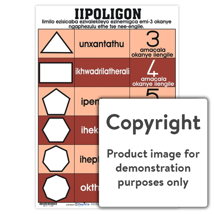 Iipoligon ( Polygons ) Wall Charts And Posters