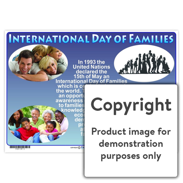 International Day Of The Family Wall Charts And Posters