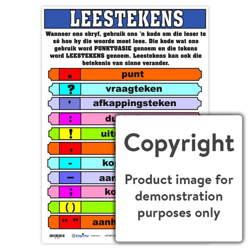 Leestekens Wall Charts And Posters