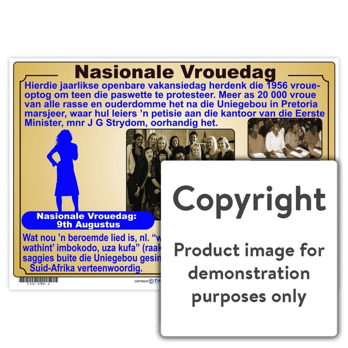 Nasionale Vrouedag Wall Charts And Posters
