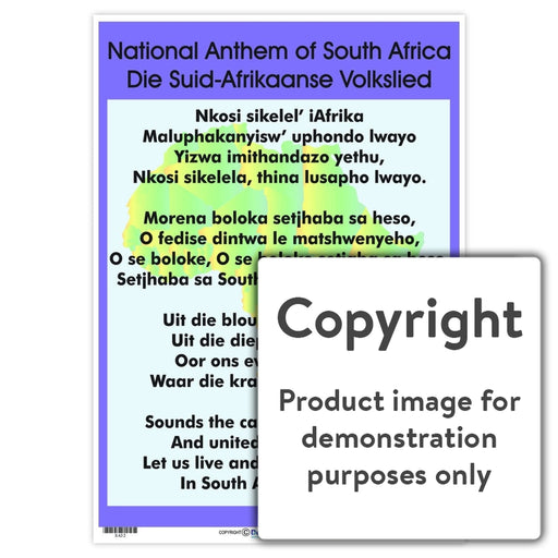 National Anthem / Volkslied Wall Charts And Posters