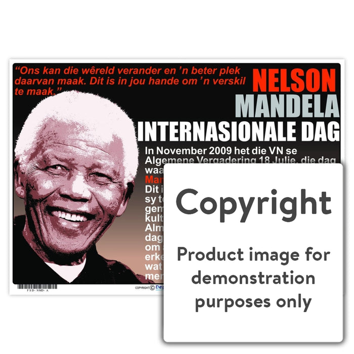 Nelson Mandela Internasionale Dag Wall Charts And Posters