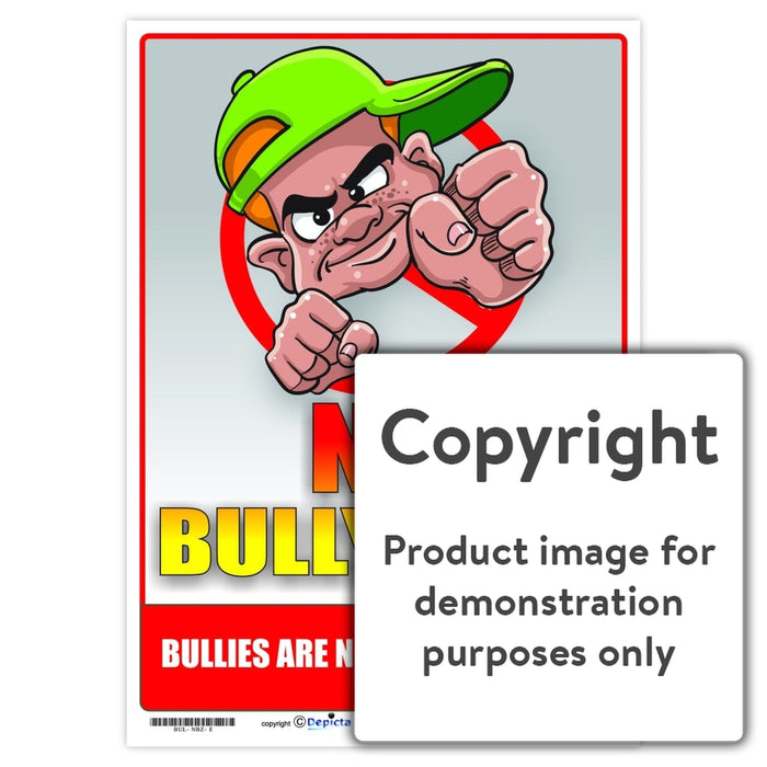 No Bully Zone Wall Charts And Posters