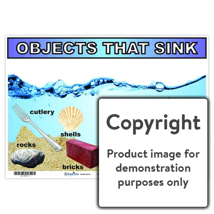 Objects That Sink Wall Charts And Posters