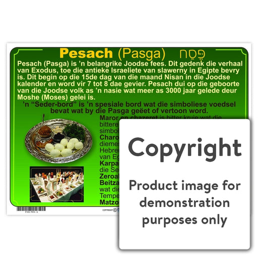 Pesach (Pasga) Wall Charts And Posters