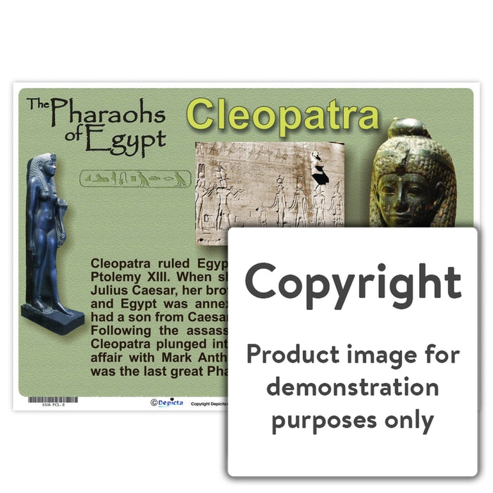 Pharoahs Of Egypt - Cleopatra Wall Charts And Posters