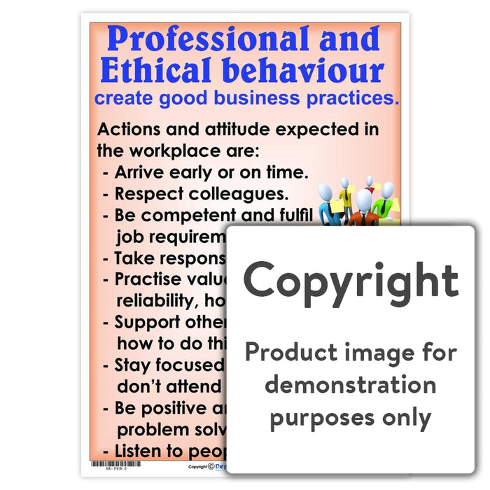Professional And Ethical Behaviour Wall Charts Posters