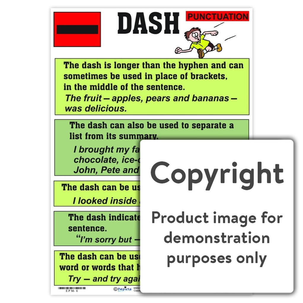 Punctuation: Dash — Depicta