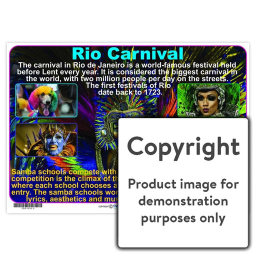 Rio Carnival Wall Charts And Posters