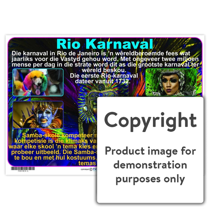 Rio Karnaval Wall Charts And Posters