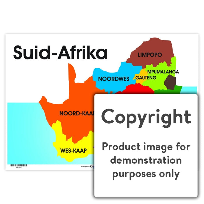 Suid-Afrika Wall Charts And Posters