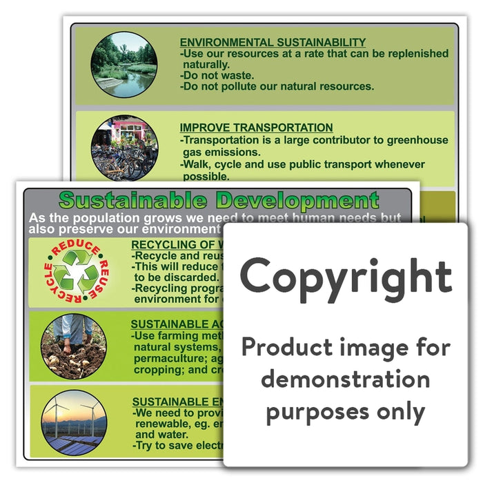 Sustainable Development Wall Charts And Posters