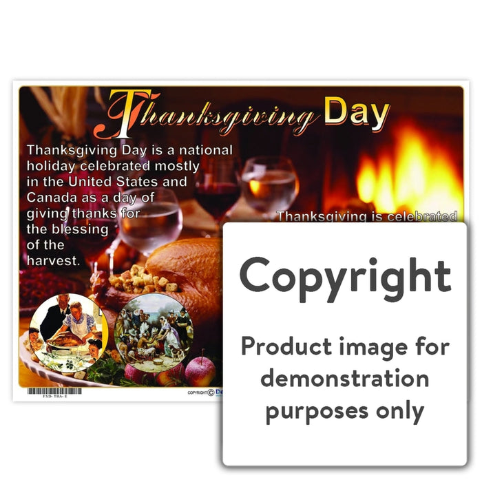 Thanksgiving Day Wall Charts And Posters