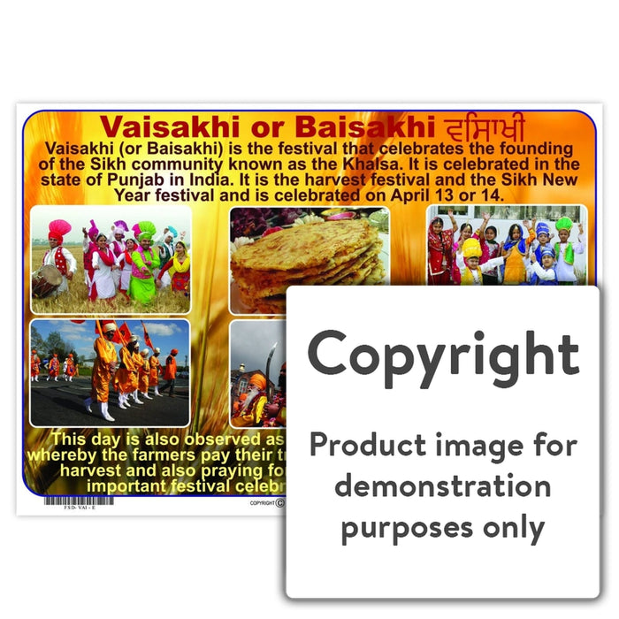 Vaisakhi Or Baisakhi Wall Charts And Posters
