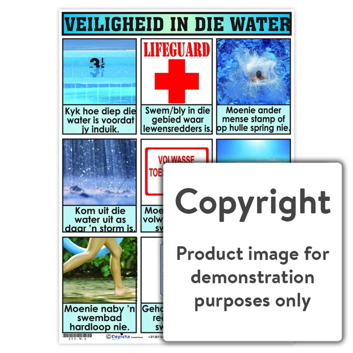 Veiligheid In Die Water Wall Charts And Posters