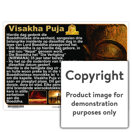 Visakha Puja ( Afrikaans ) Wall Charts And Posters