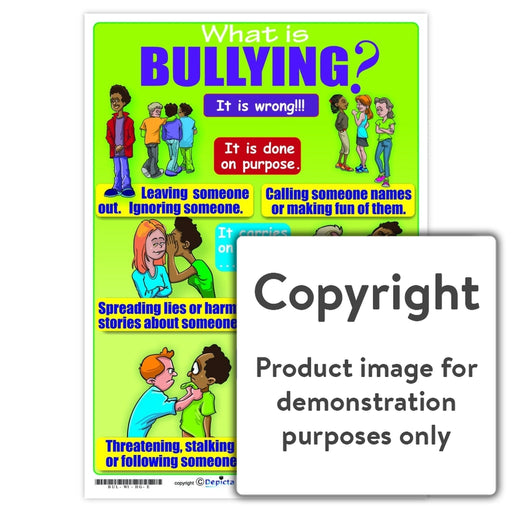 What Is Bullying (High School) Wall Charts And Posters